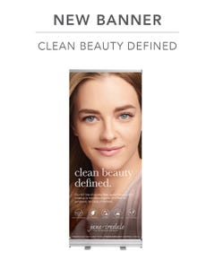 jane iredale - Pull Up Banner - Clean Beauty Defined